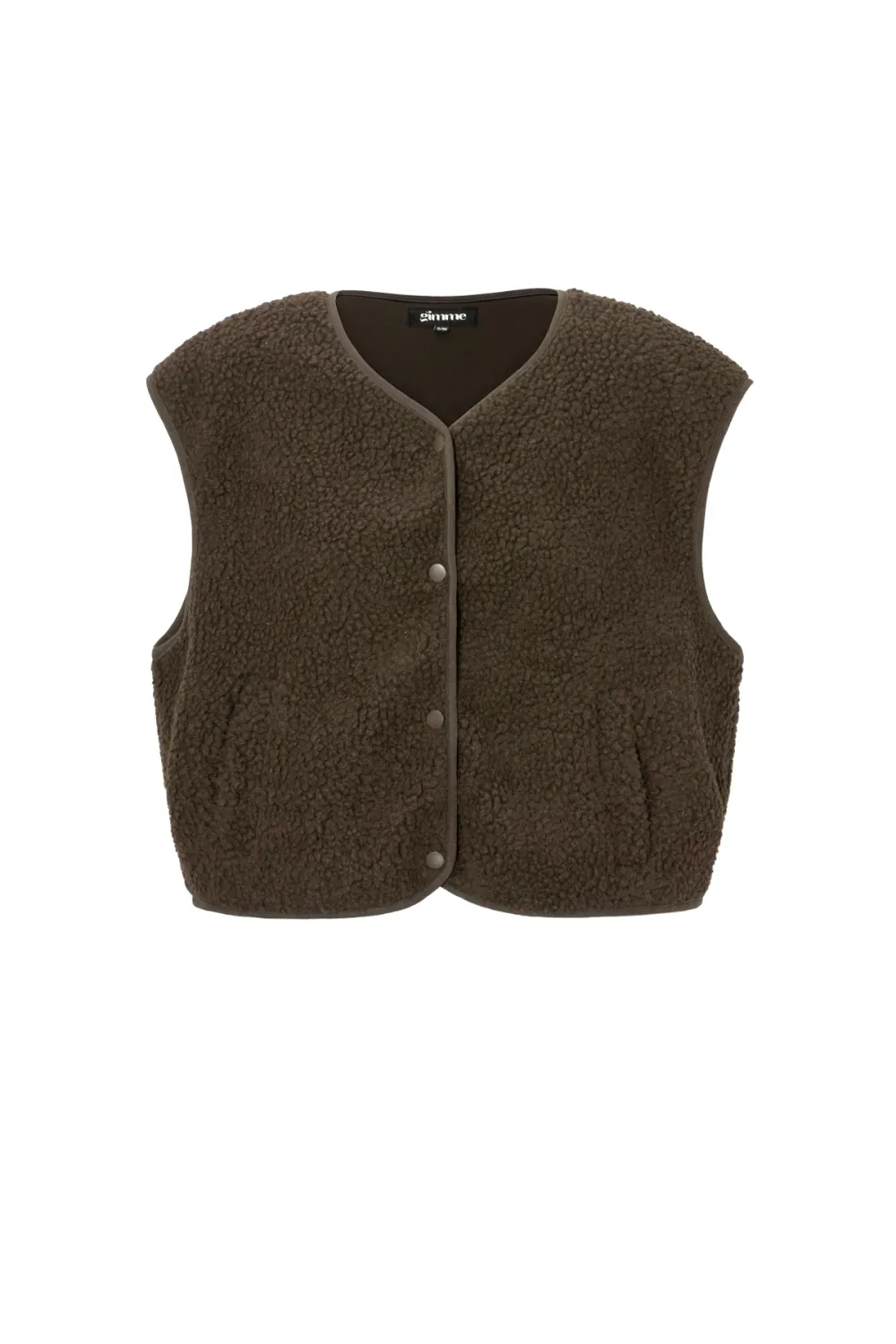 Mouwloos jasje/Gilet, Bruin