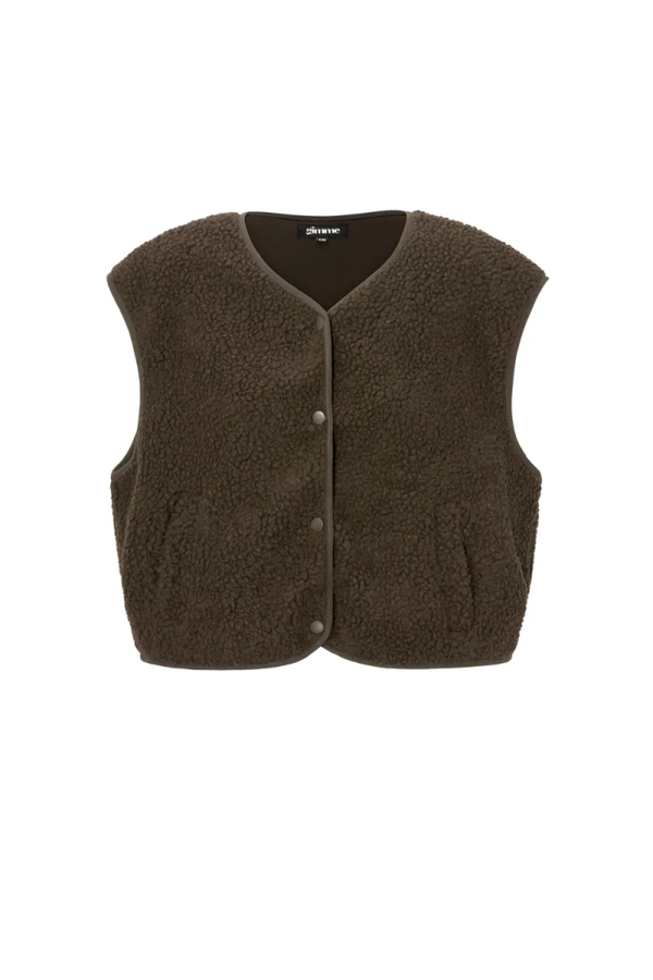 Mouwloos jasje/Gilet, Bruin