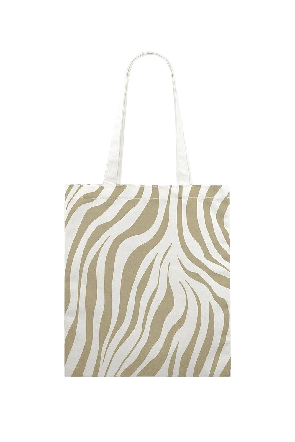 Canvas shopper Zebra print
