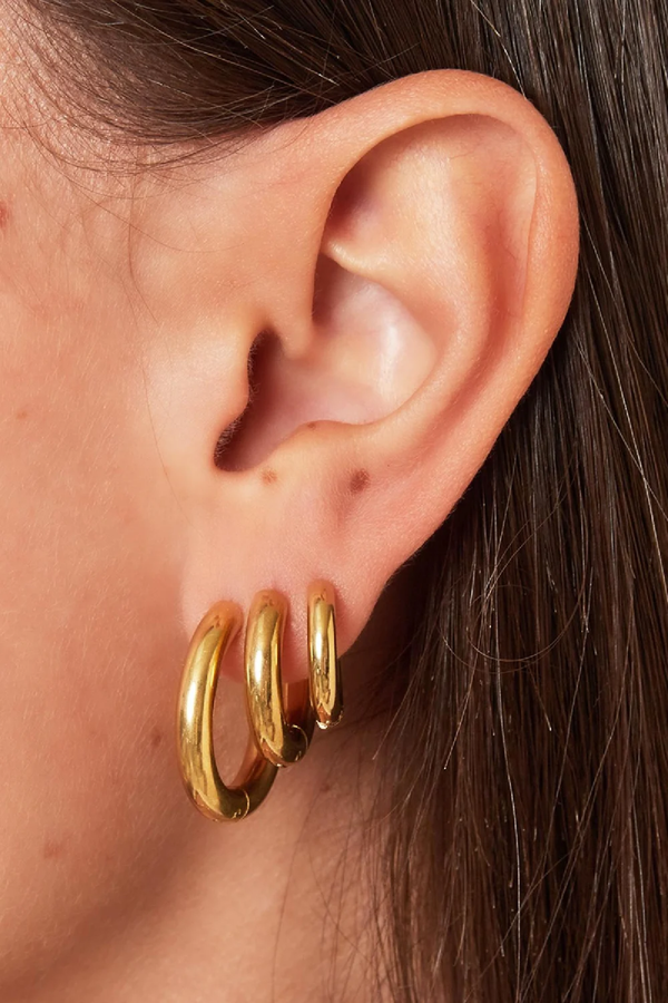 Classic Chunky Creool, Goud en Zilver