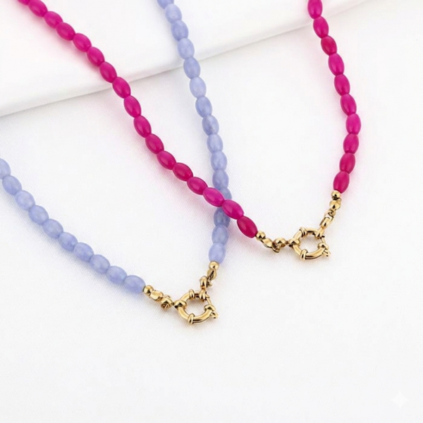 Pearls of rice ketting Color
