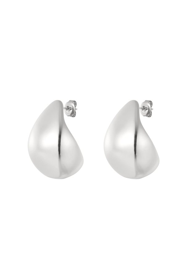 Raindrop Luxe oorbellen Zilver