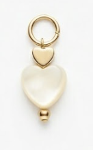 Bedel Heartbeat wit/goud/zilver