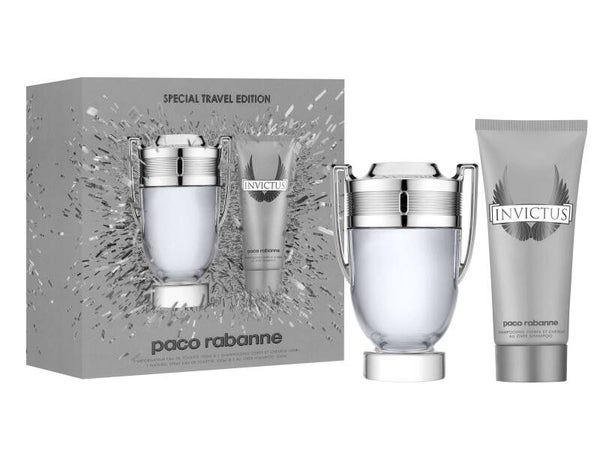 Paco Rabanne Invictus Eau de Toilette 50 ml + All Over Shampoo 100 ml Set