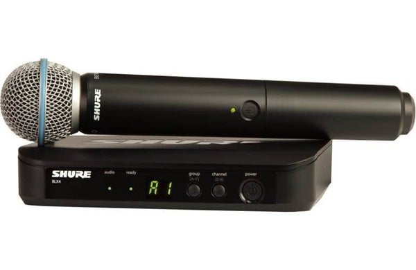 Shure BLX4 Receiver with Beta58a Transmitter