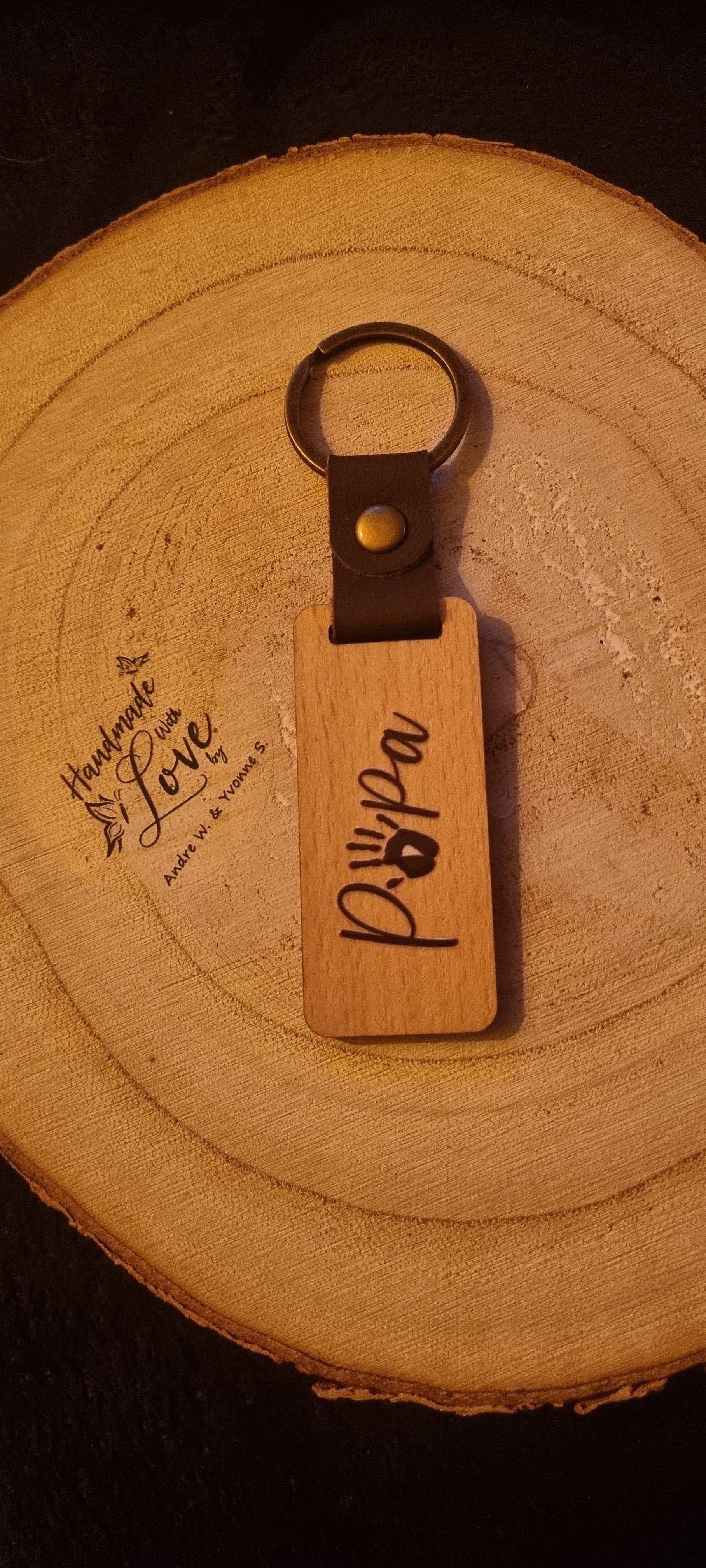 Schlüsselanhänger Papa Vatertag Geschenk