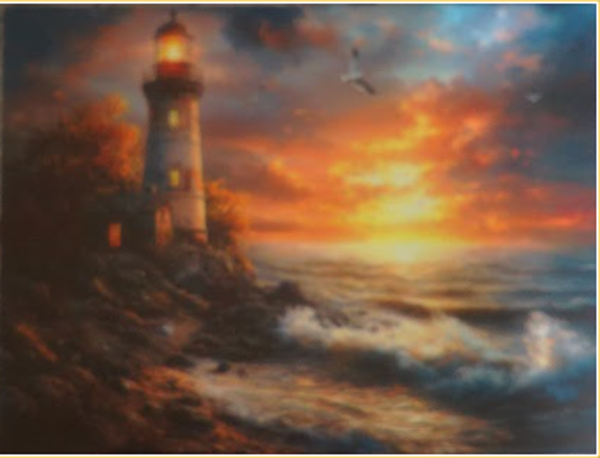 Lighthouse Stormy Night