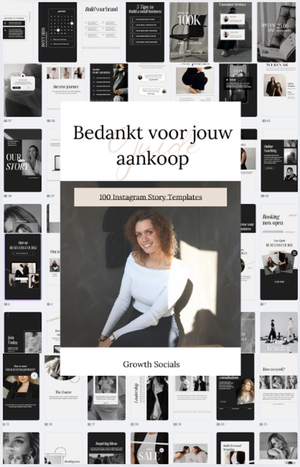 100 Instagram Story Templates | MRR/PLR