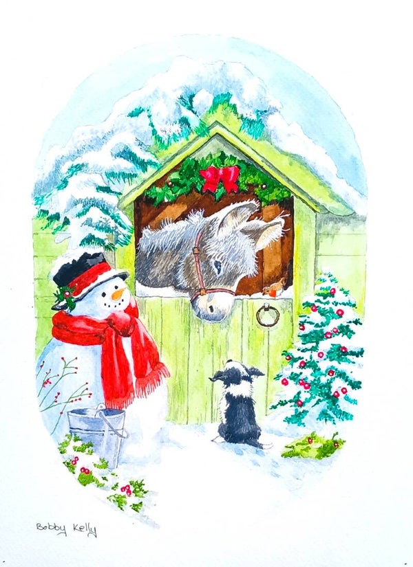 "Merry Christmas Donkey"