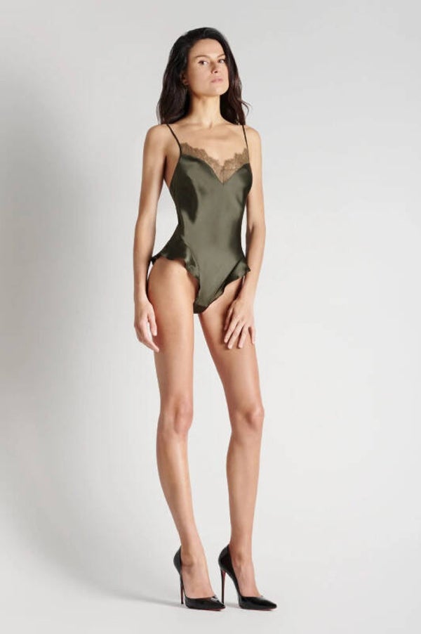 Maison Close "Rendez vous"  Body String Kaki