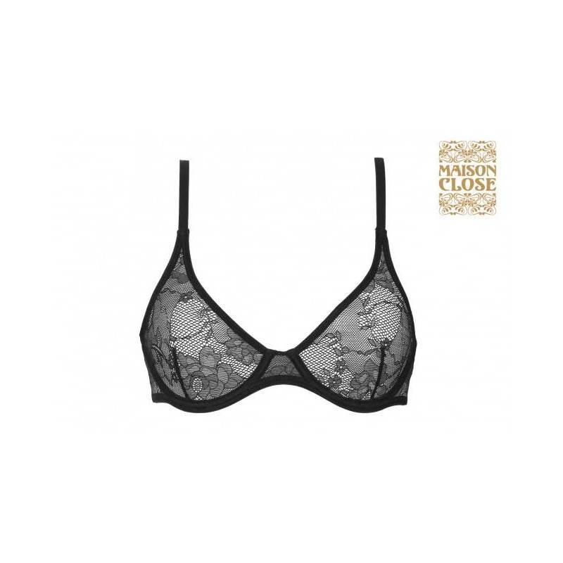 Soutien-gorge Balconnet MAISON CLOSE 90B - Couleur Nude, Référence 606236 - Neuf Avec étiquettes