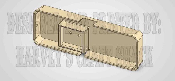 1947–1953 Chevy Truck Holley 3.5" Screen Glove Box Mount