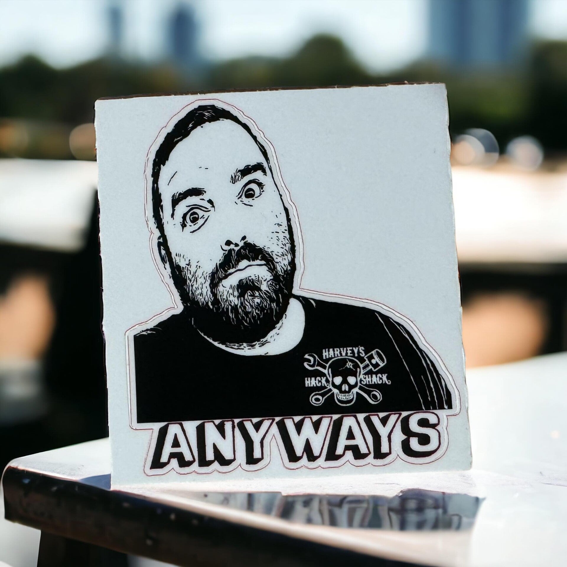 The Notorious Anyways sticker