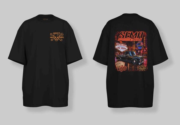 Harvey’s Hack Shack – SEMA Show Las Vegas D100 T-Shirt