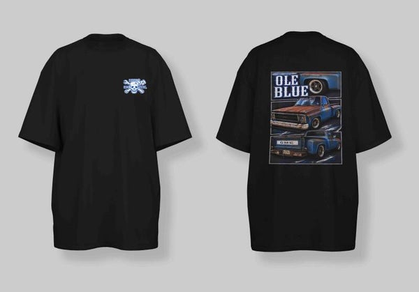 "Ole Blue" 79 GMC Step side  – Harvey’s Hack Shack T-Shirt