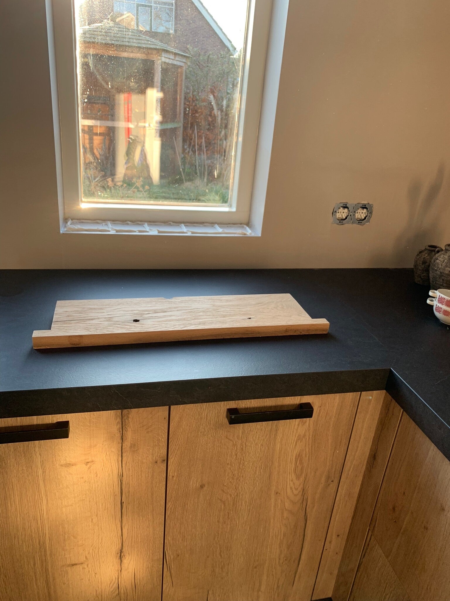 Maatwerk licht eiken vensterbank [2/2]