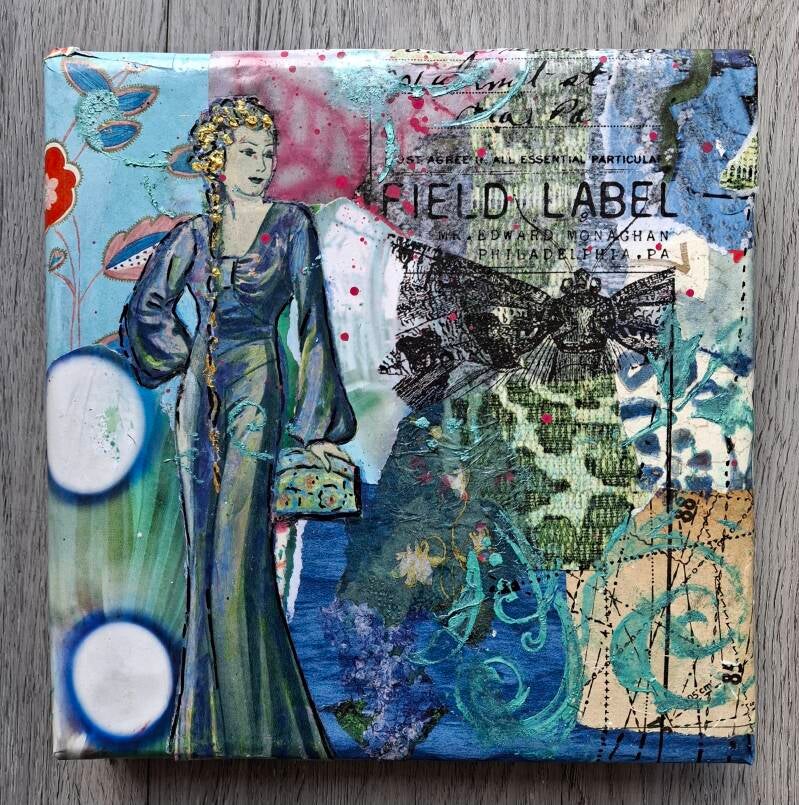 damesmode met papier