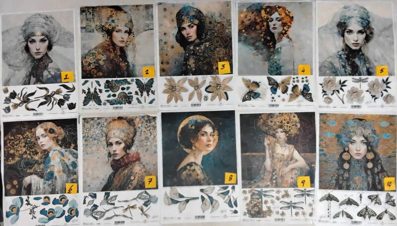 Ricepaper Dameshoofden