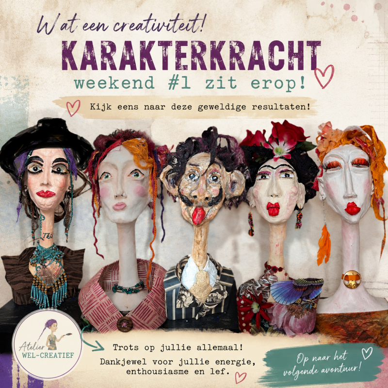 % karakterKracht werkstukken van deelnemers