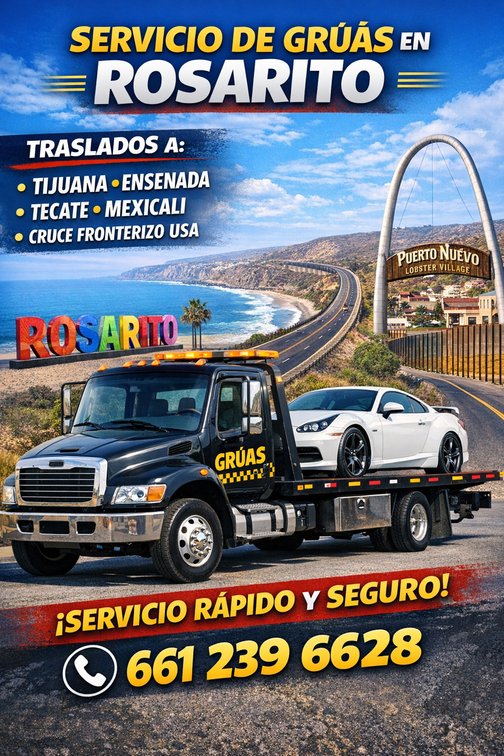 gruas rosarito servicio pesado