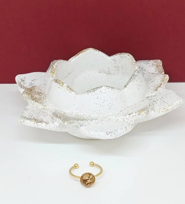 Bague A decrire jaspe paysage