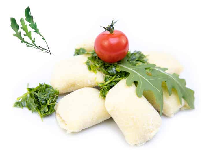 Gnocchi mit Rucola-Füllung, 500 g frische Pasta