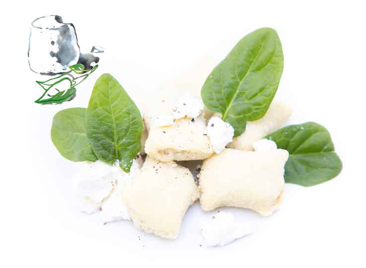 Gnocchi mit Ricotta & Spinat-Füllung, 500 g frische Pasta