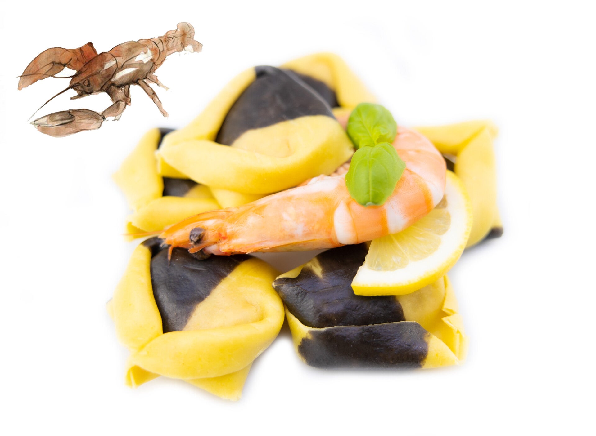 Tortellacci mit Krebsfleisch-Füllung, 500 g frische Pasta