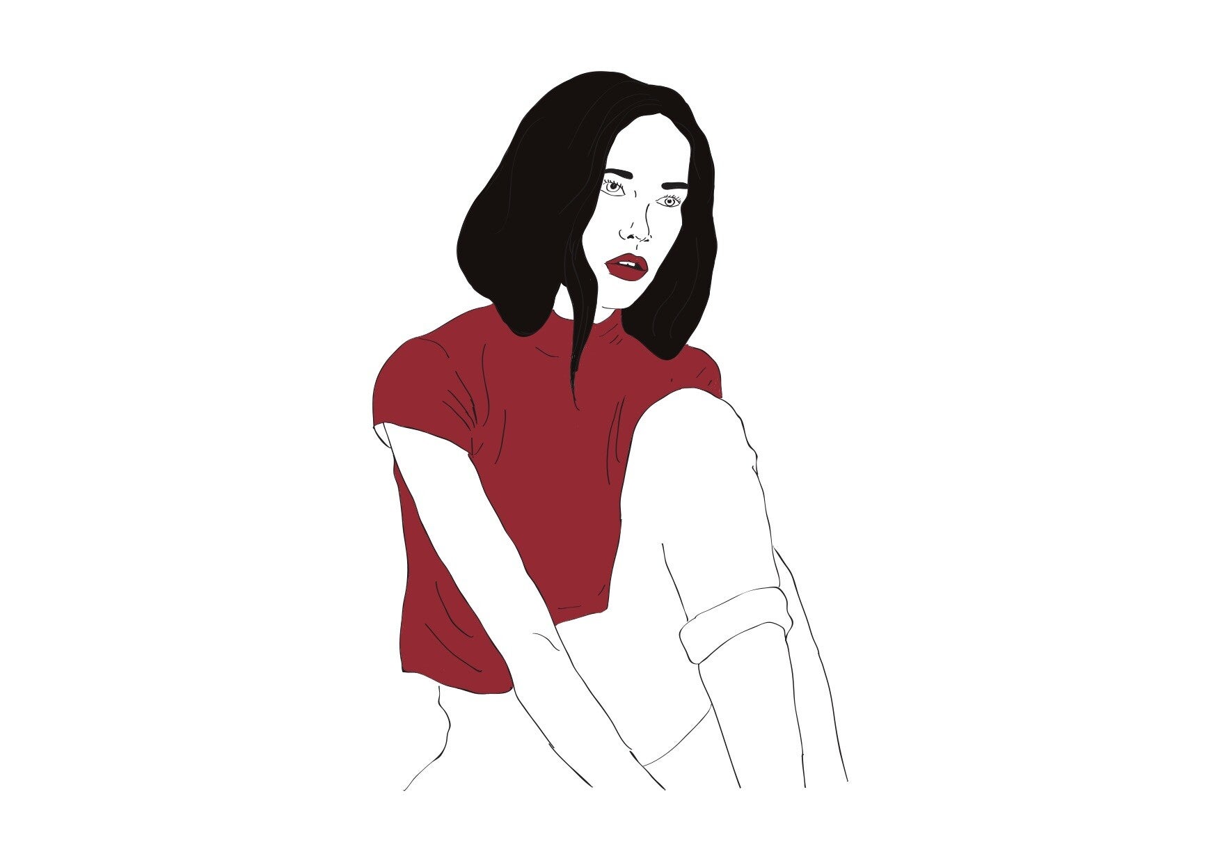Red lady 3