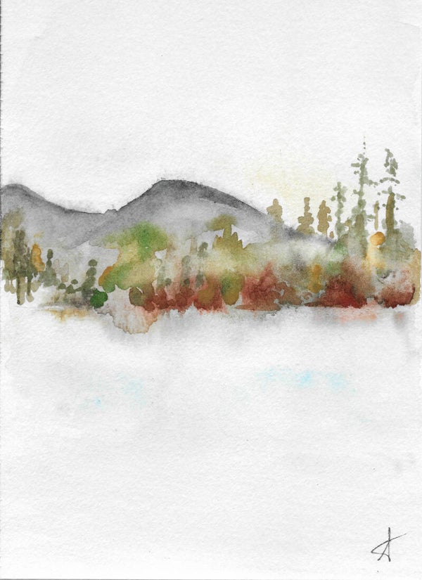 Aquarel - Highlands No.5