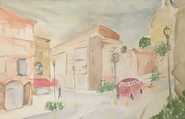 Aquarel city 6