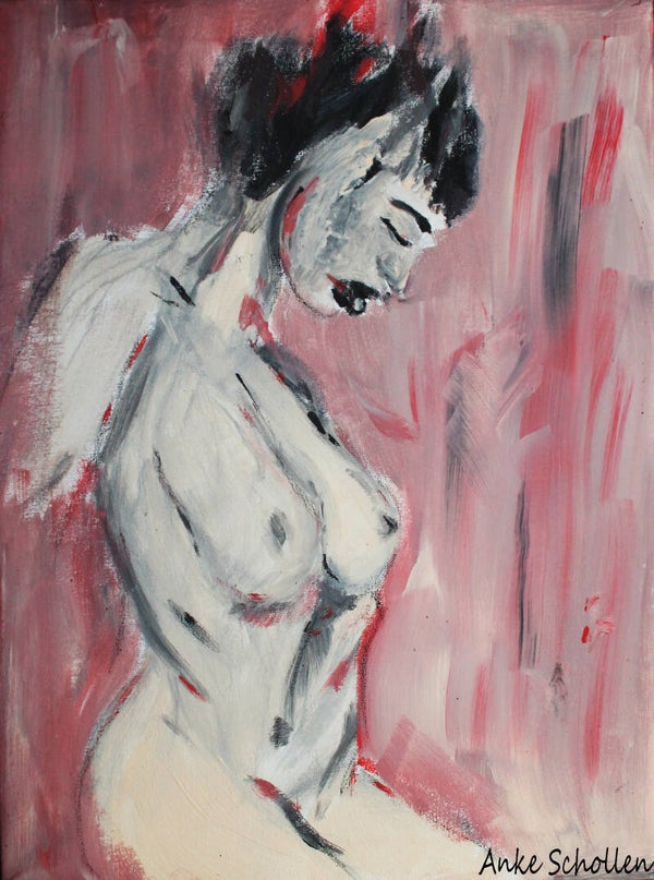 Dark Hair woman - Medium