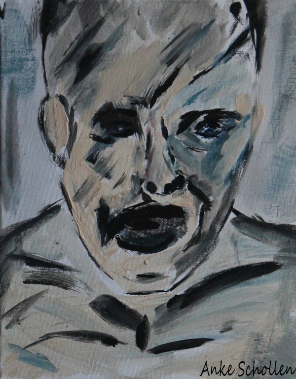 Screaming man - Medium
