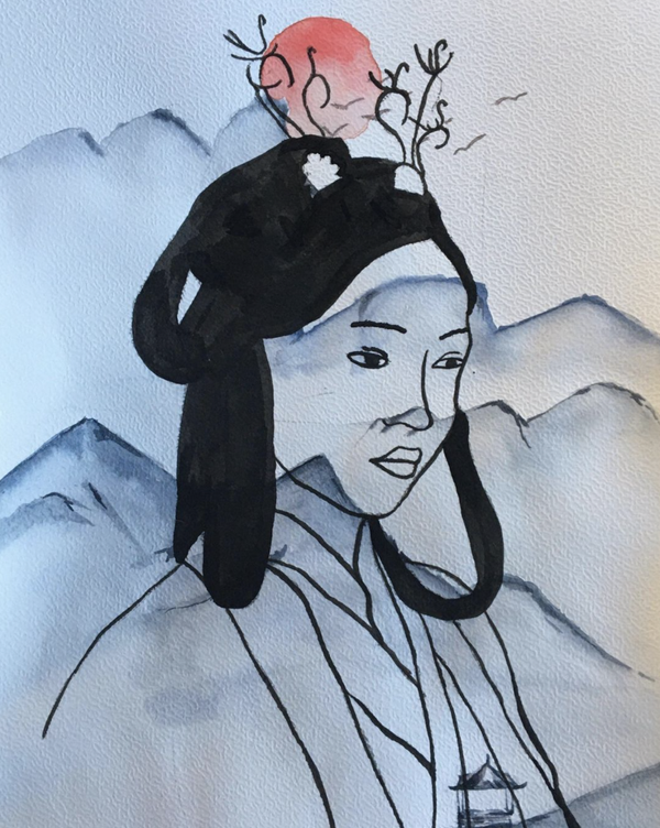 Asian aquarel (A4)