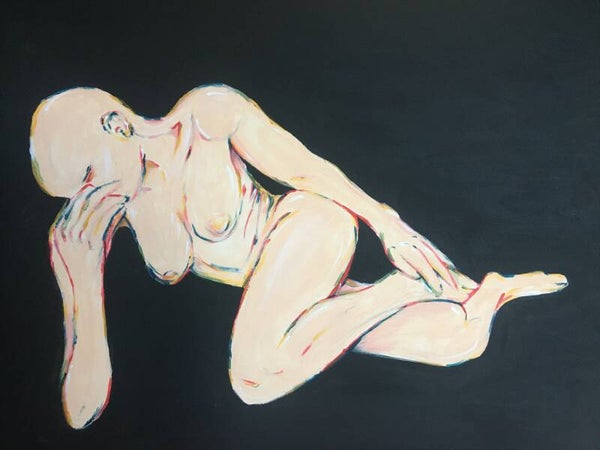 Acrylic painting on canvas - Carmen