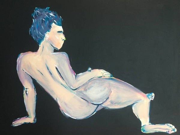 Acrylic painting on canvas - Meredith