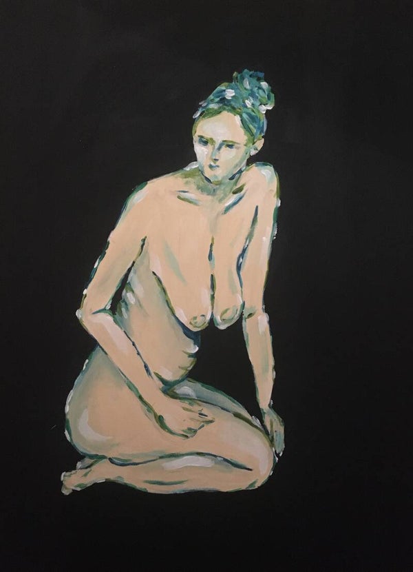 Acrylic painting on canvas - Millie