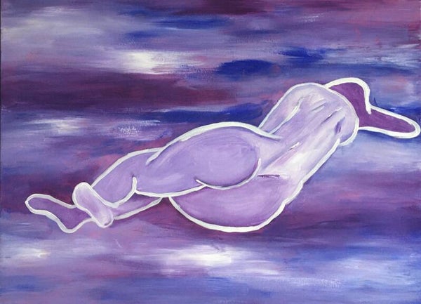 Acrylic painting on canvas - Sandy