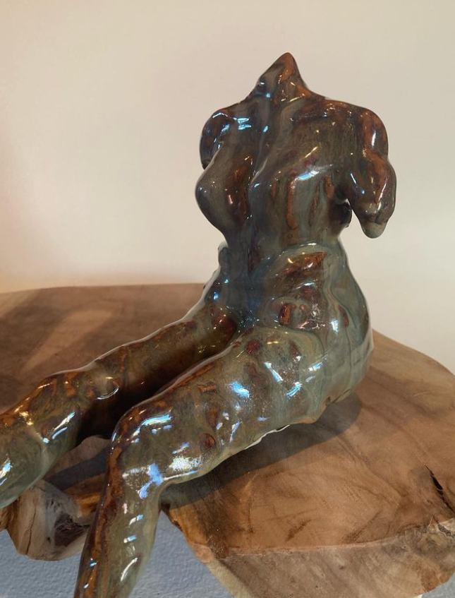 Ceramic woman figure no.12