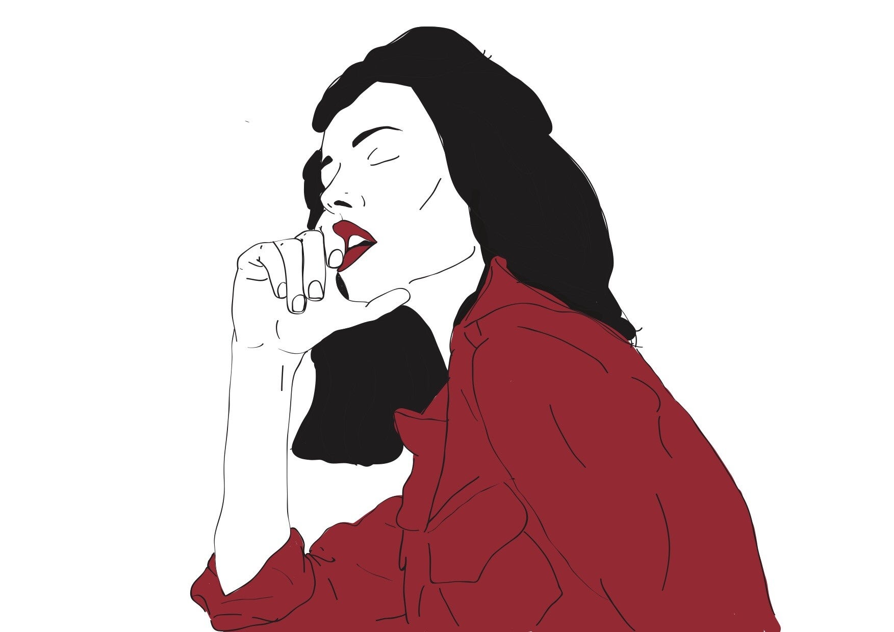 Red lady 1
