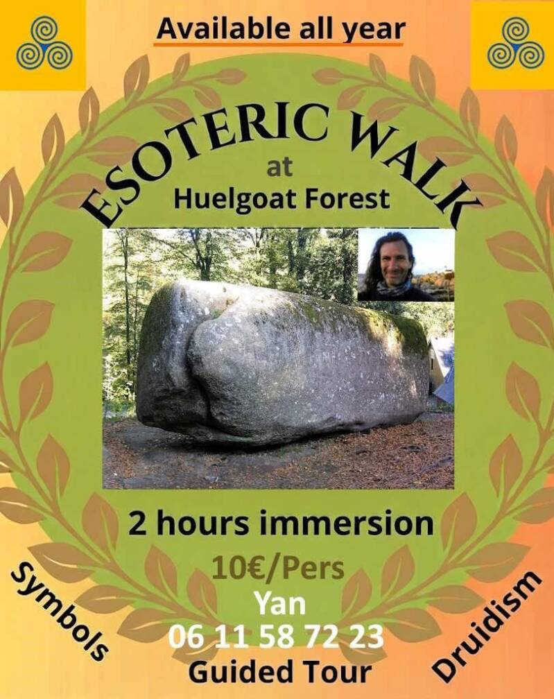 guided tour in English : an ESOTERIC walk in the Huelgoat Forest,