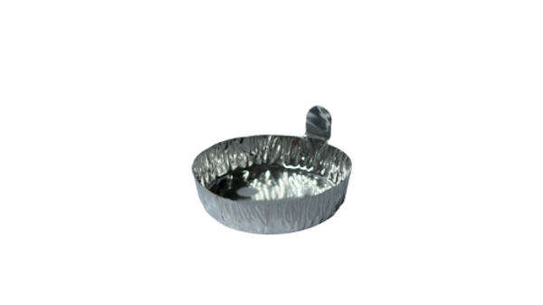 Aluminium weegschaaltje met lipje 100 stuks