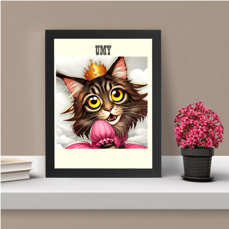 portrait personnalisé de chat