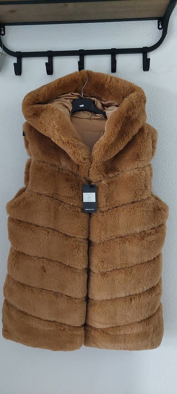 Camel kleur Bodywarmer