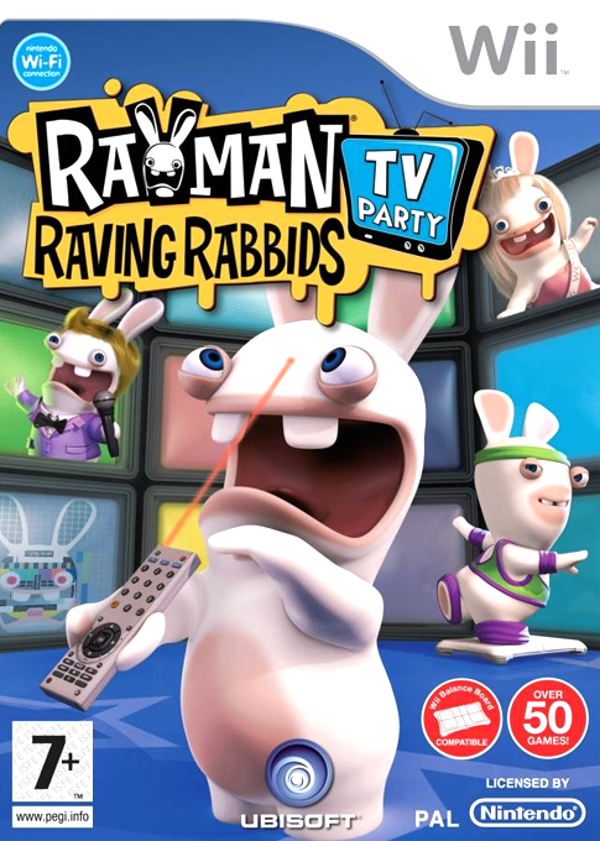 Rayman Raving Rabbids TV party