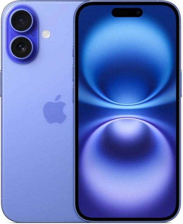 Iphone 16 - 128GB - Blauw NIEUWSTAAT In Doos