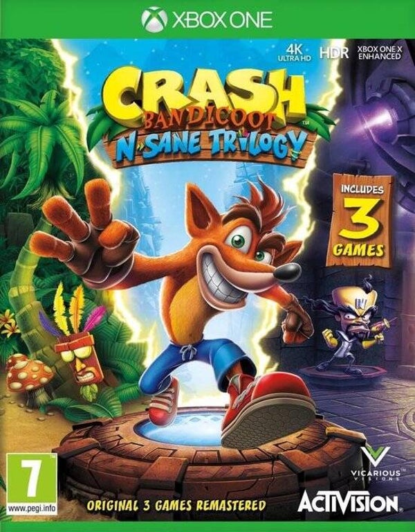 Game Xbox One Crash Bandicoot N Sane Trilogy