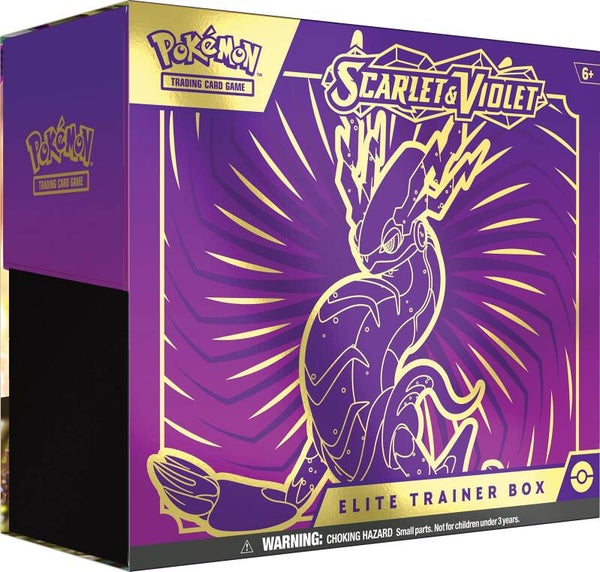 Pokemon scarlet violet base elite trainerbox (violet)
