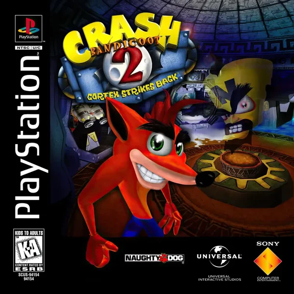 crash bandicoot 2: cortex strikes back.