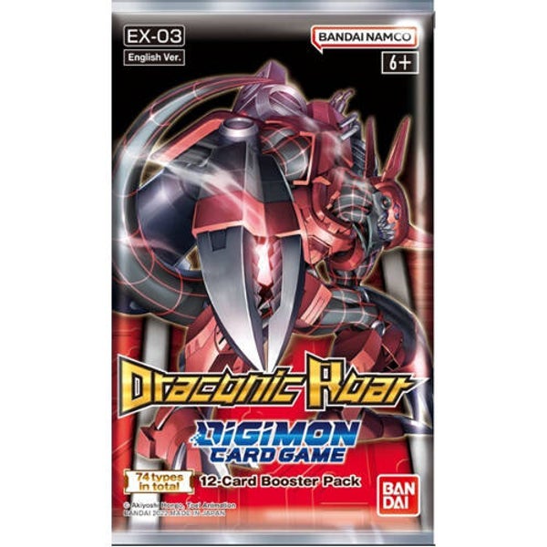 Digimon card game Draconuc Roar Booster pack